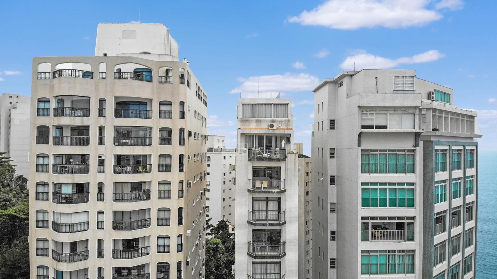 Vista Incrivel Beira-Mar Espacoso 4 Qts Ac Guarujá Exterior foto